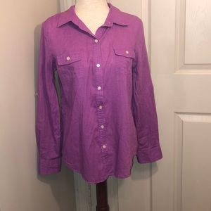 Purple Linen Shirt